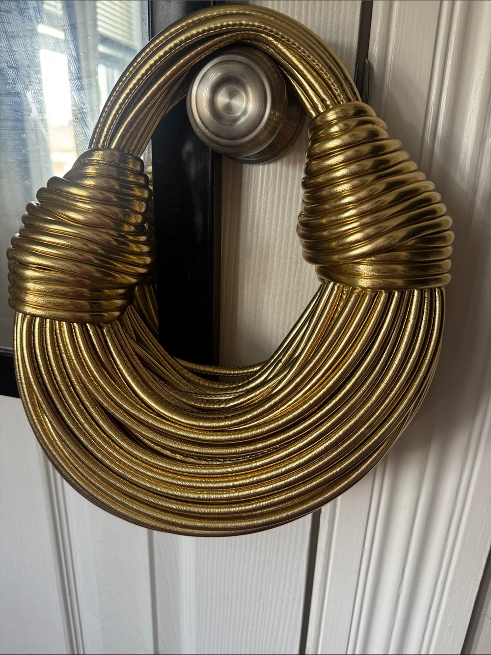 Verano Hill  Gold Sculptural Bag